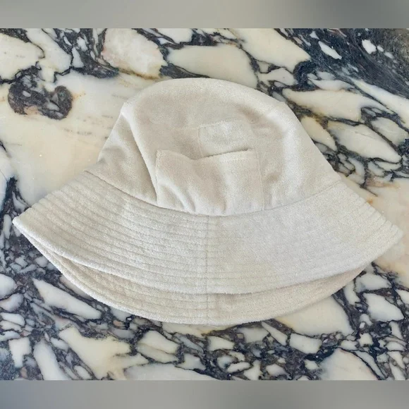 Lack of Color Wave Bucket Hat in Beige Terry size S/M - Picture 4 of 6